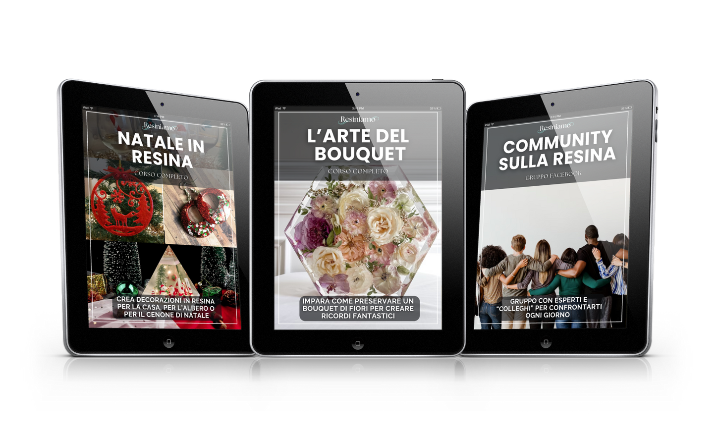 Boundle Black Friday: L'arte del Bouquet + Natale in Resina + Community Esclusiva