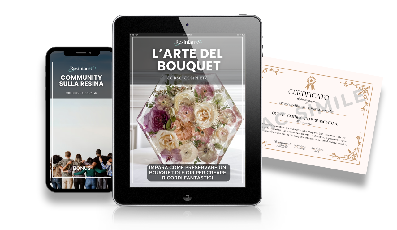 Corso: L'arte del Bouquet + Community + Certificazione
